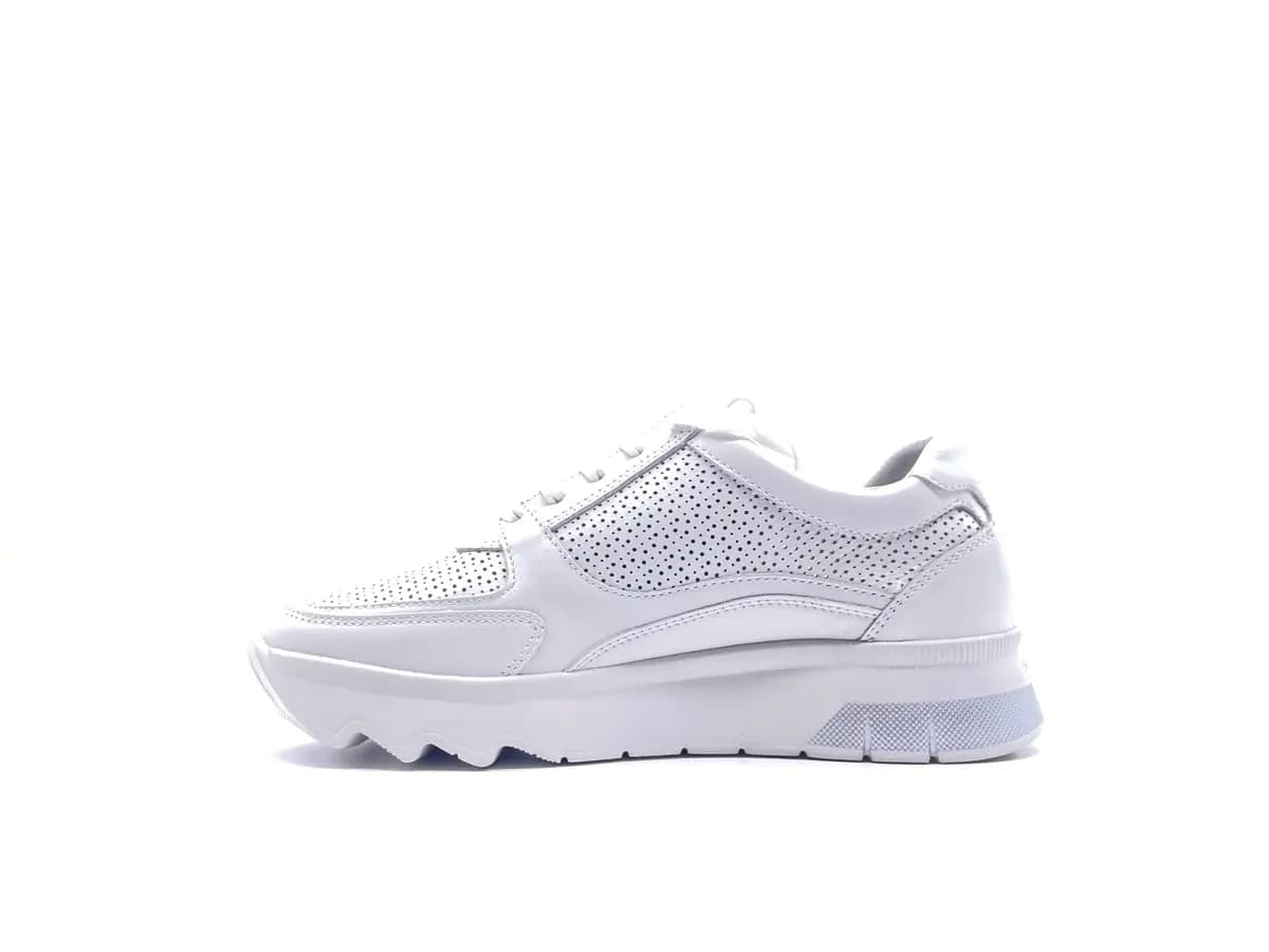Stonefly Sneakers donna SPOCK 45 in pelle bianca in Sneaker casual Calzature Durello - Agna, commercioVirtuoso.it