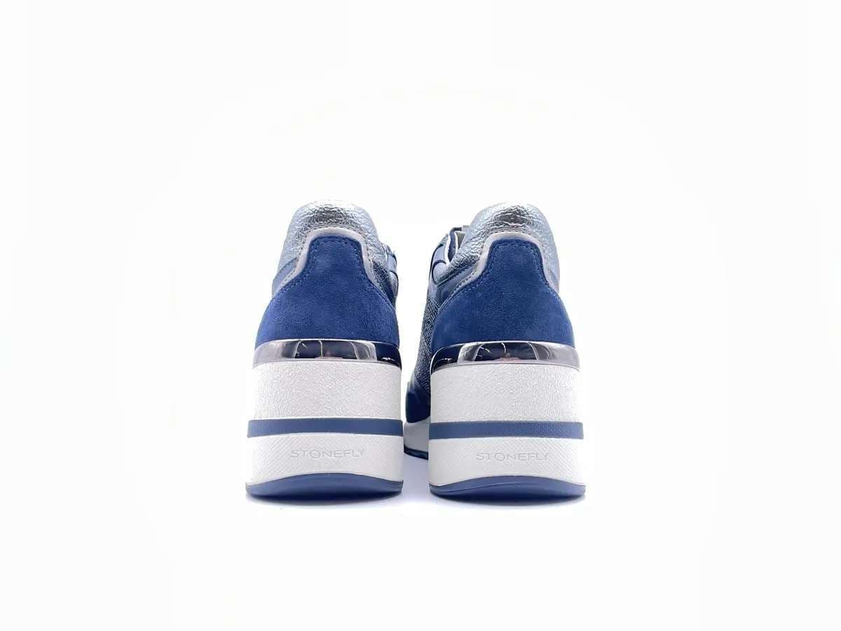 Stonefly Sneakers Donna Ocean Blu in Loafer e mocassini Calzature Durello - Agna, commercioVirtuoso.it
