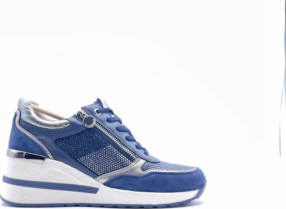Stonefly Sneakers Donna Ocean Blu in Loafer e mocassini Calzature Durello - Agna, commercioVirtuoso.it