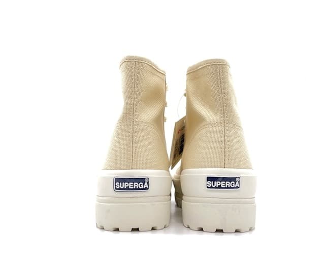 SUPERGA Sneakers alta donna alpine beige light eggshell in Sneaker casual Calzature Durello - Agna, commercioVirtuoso.it
