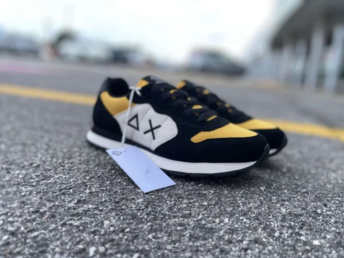 SUN68 Running bambino BOY'S TOM COLOR Z43307K 23 nera e gialla in Sneaker casual Calzature Durello - Agna, commercioVirtuoso.it
