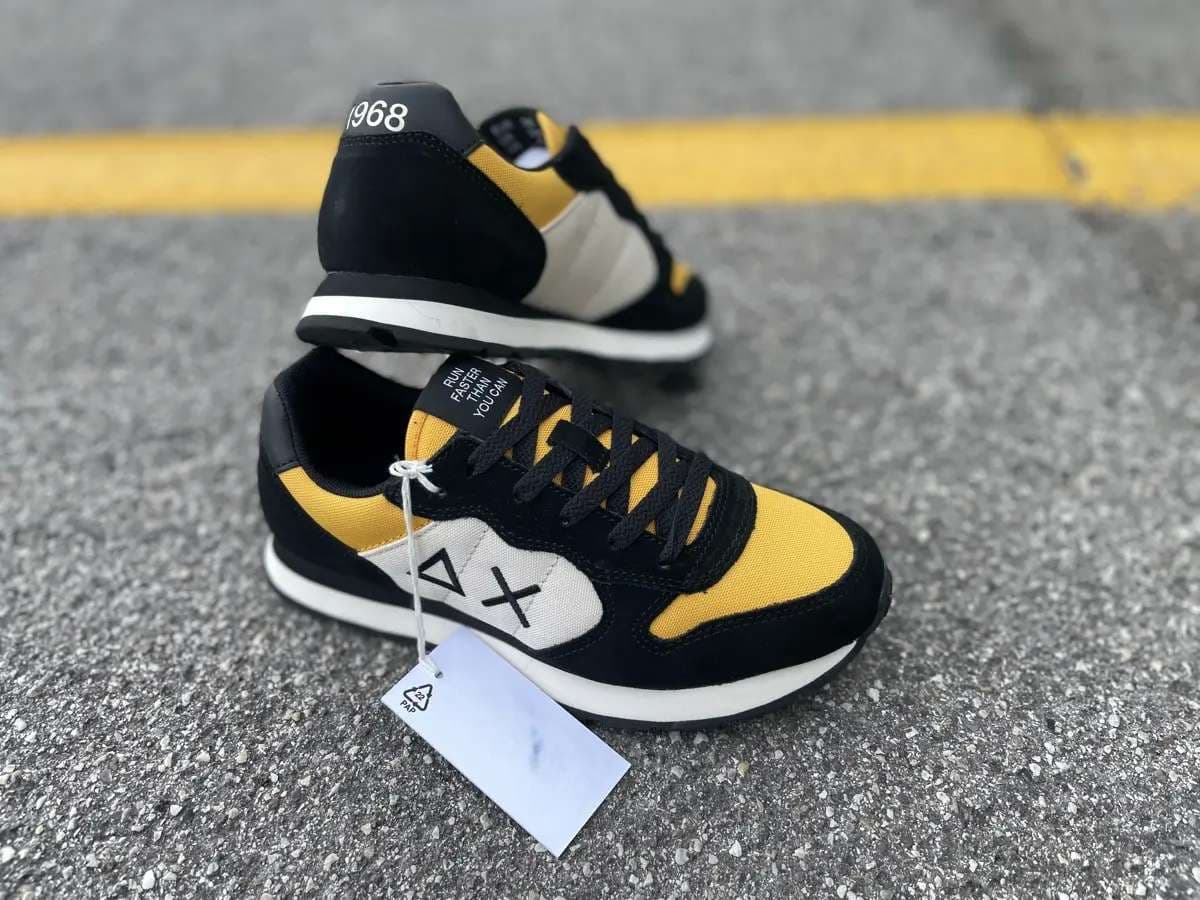 SUN68 Running bambino BOY'S TOM COLOR Z43307K 23 nera e gialla in Sneaker casual Calzature Durello - Agna, commercioVirtuoso.it