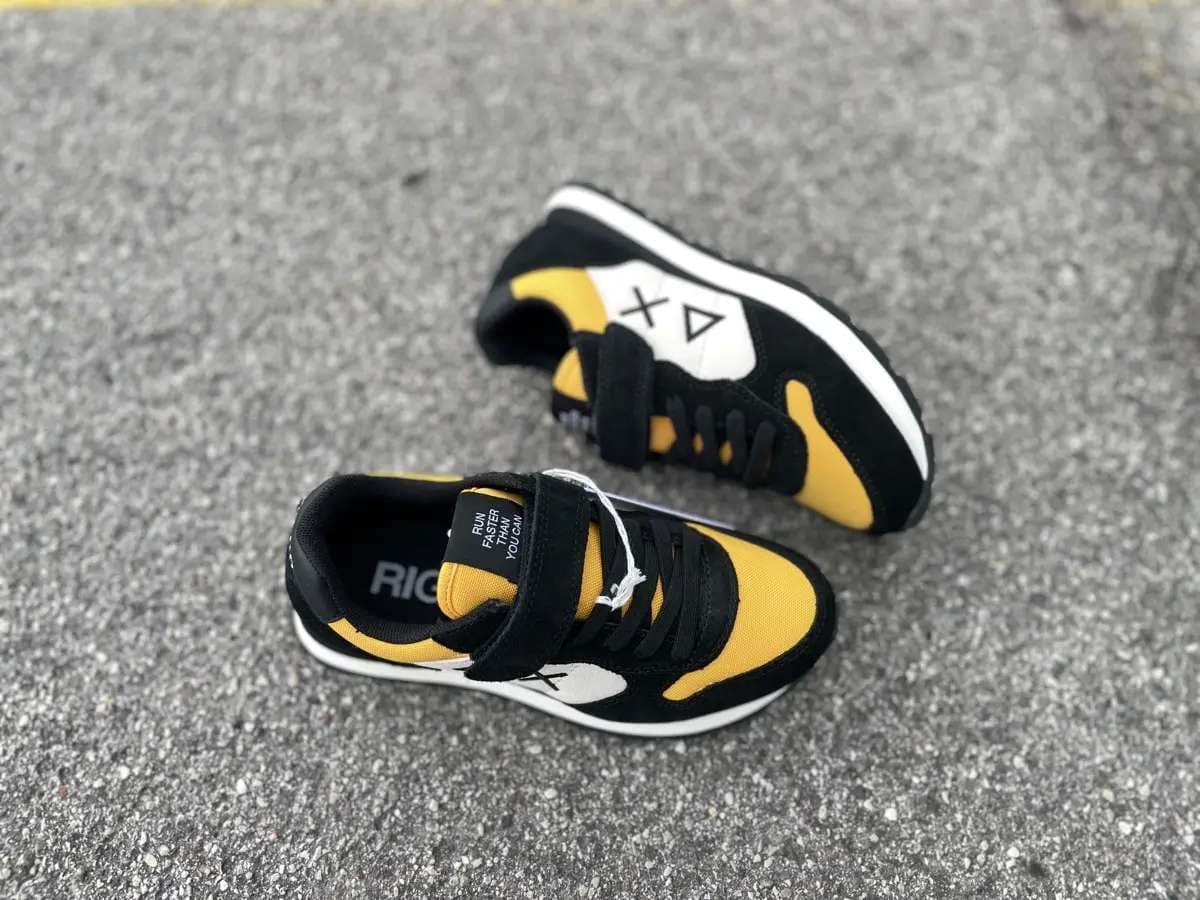 SUN68 Running bambino BOY'S TOM COLOR Z43307K 23 nera e gialla in Sneaker casual Calzature Durello - Agna, commercioVirtuoso.it