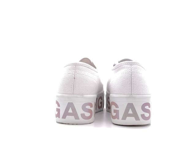 SUPERGA PLATFORM LETTERING White opalescente violet in Sneaker casual Calzature Durello - Agna, commercioVirtuoso.it