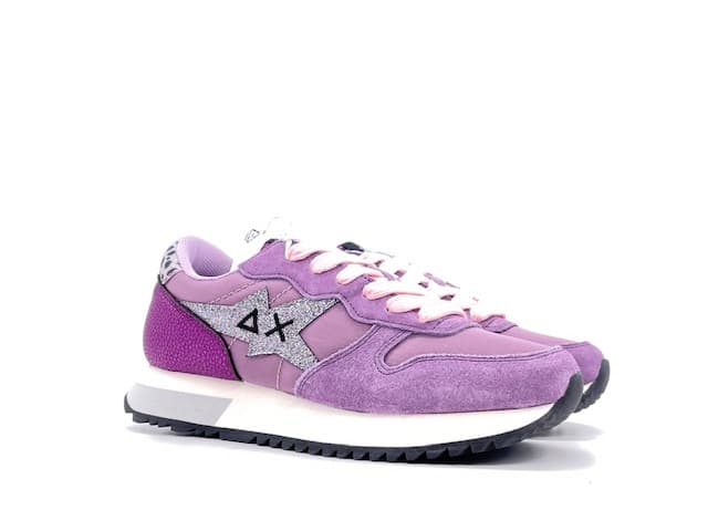 SUN68 Sneakers Donna Stargirl Glitter Malva - 6