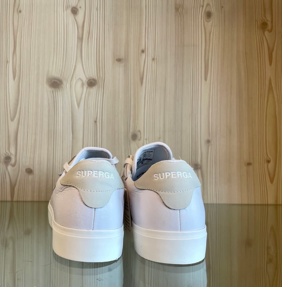 SUPERGA Sneakers Uomo Court Bianco Avorio in Sneaker casual Calzature Durello - Agna, commercioVirtuoso.it