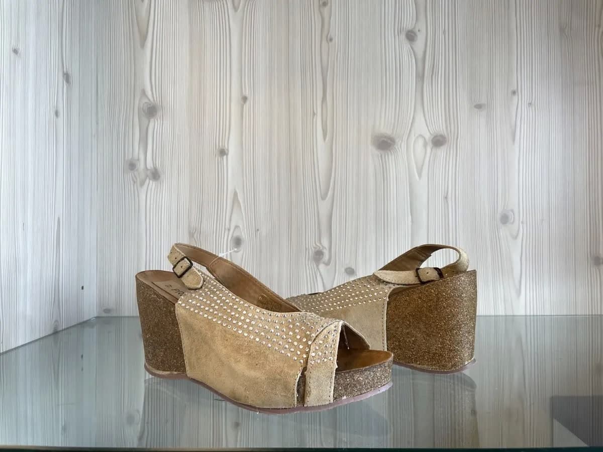PREGUNTA sandali donna camoscio noce in Sandali moda Calzature Durello - Agna, commercioVirtuoso.it