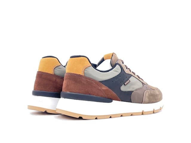 NERO GIARDINI Sneakers Uomo Velour Fango in Sneaker casual Calzature Durello - Agna, commercioVirtuoso.it