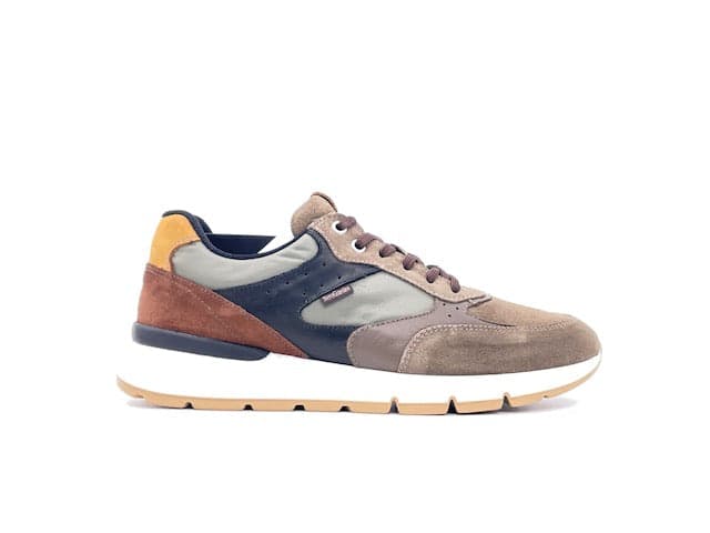 NERO GIARDINI Sneakers Uomo Velour Fango in Sneaker casual Calzature Durello - Agna, commercioVirtuoso.it