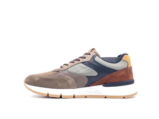 NERO GIARDINI Sneakers Uomo Velour Fango in Sneaker casual Calzature Durello - Agna, commercioVirtuoso.it