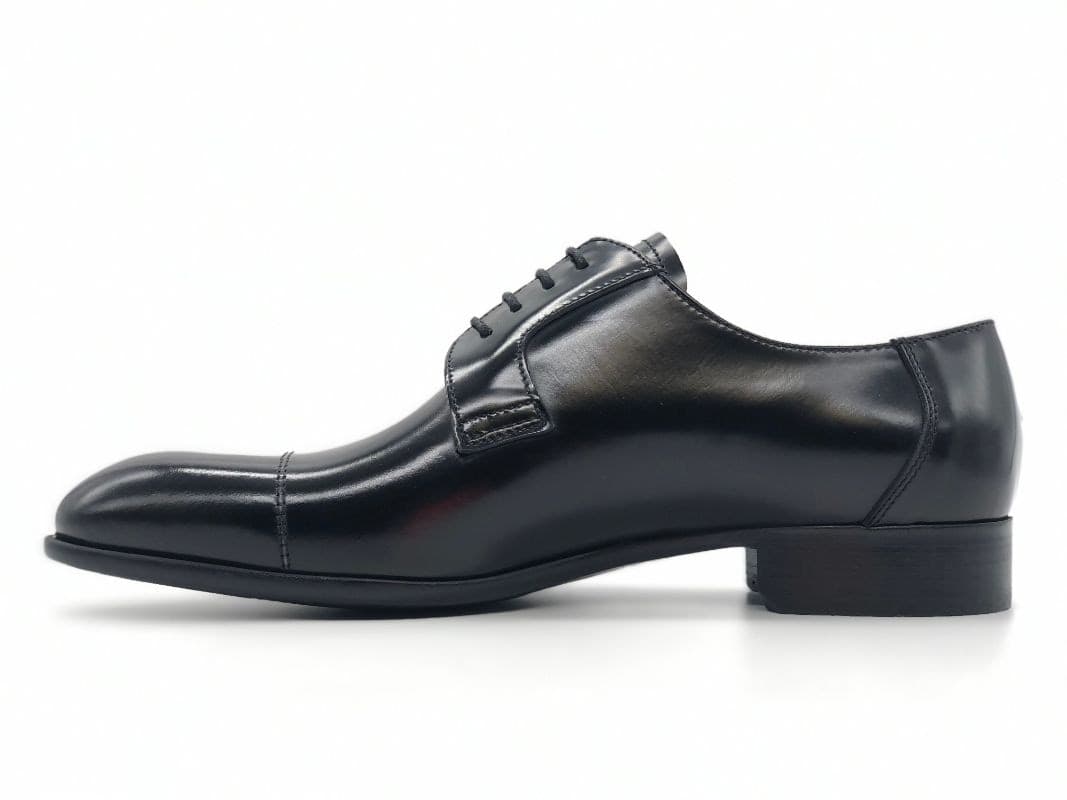 PEREZ Scarpa classica uomo Vitello abrasivato nero in Lucido per scarpe Calzature Durello - Agna, commercioVirtuoso.it