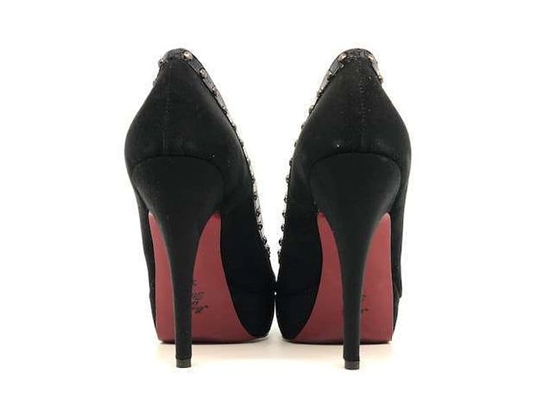 Retro Décolleté ecopelle scamosciata nera in Scarpe col tacco Calzature Durello - Agna, commercioVirtuoso.it