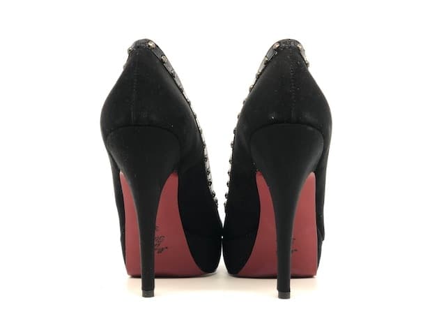 Retro Décolleté ecopelle scamosciata nera in Scarpe col tacco Calzature Durello - Agna, commercioVirtuoso.it