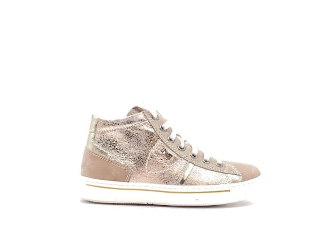NERO GIARDINI Scarponcino Bambina Luxury Platino in Sneaker casual Calzature Durello - Agna, commercioVirtuoso.it