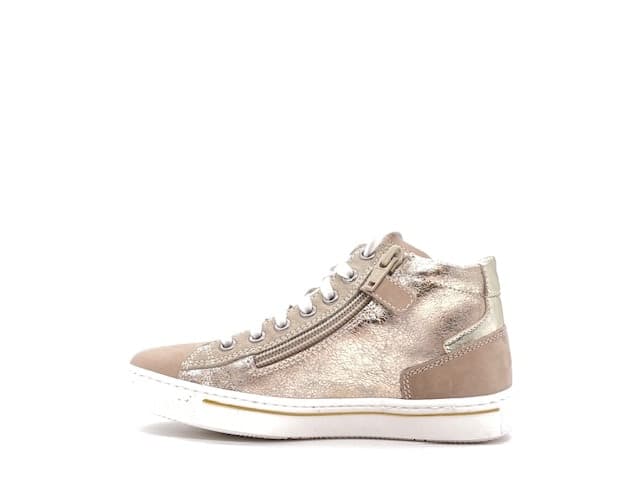 NERO GIARDINI Scarponcino Bambina Luxury Platino in Sneaker casual Calzature Durello - Agna, commercioVirtuoso.it