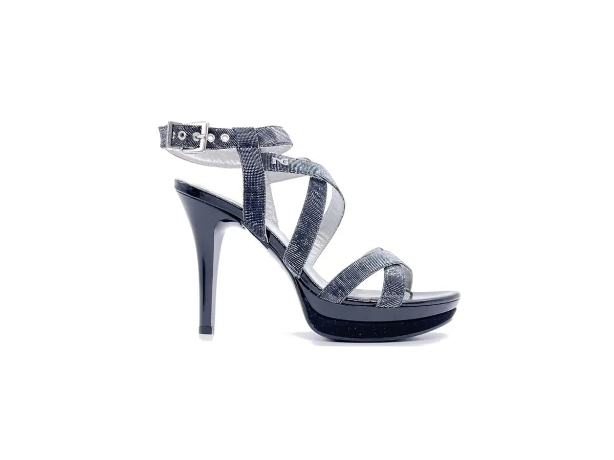 NERO GIARDINI Sandalo donna Notturno Nero in Sandali moda Calzature Durello - Agna, commercioVirtuoso.it