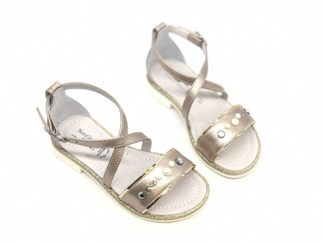 NERO GIARDINI Sandalo bambina Marte Nut in Sandali Calzature Durello - Agna, commercioVirtuoso.it