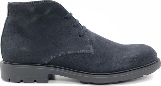 NERO GIARDINI Scarponcino uomo in camoscio blu in Stivali Calzature Durello - Agna, commercioVirtuoso.it