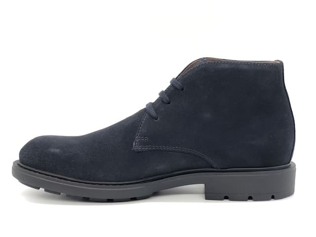 NERO GIARDINI Scarponcino uomo in camoscio blu in Stivali Calzature Durello - Agna, commercioVirtuoso.it