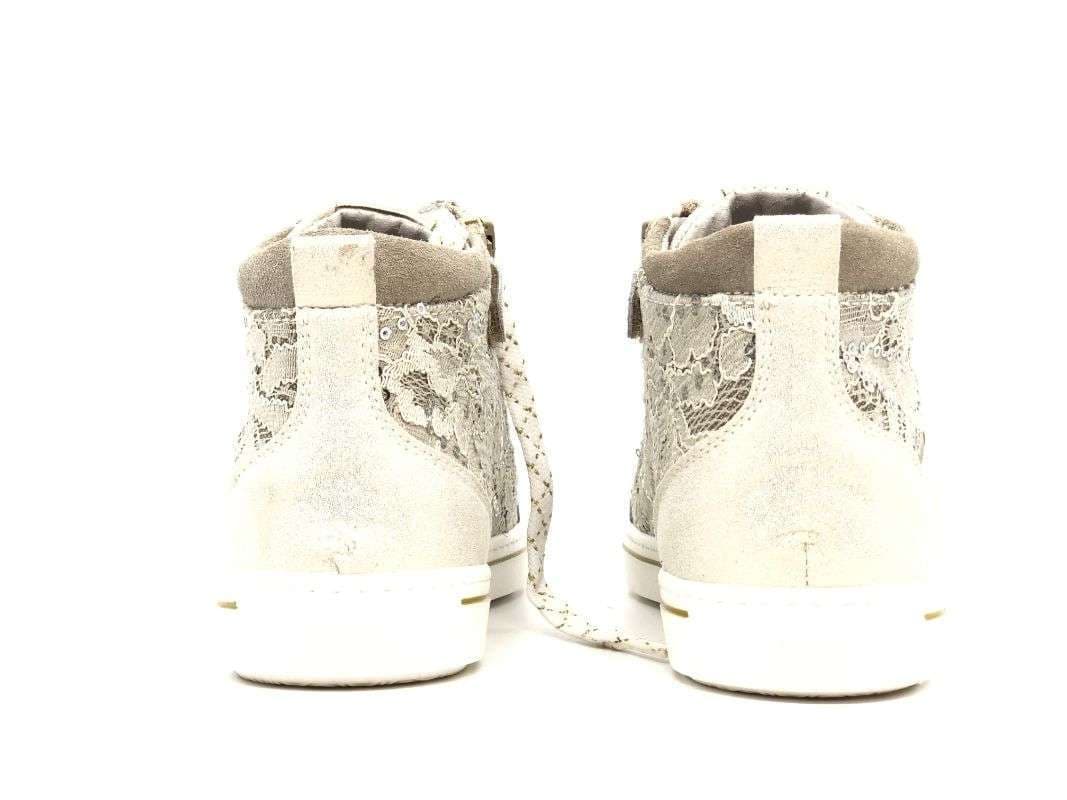 NERO GIARDINI Sneakers alta bambina Luxury Champagne platino in Sneaker casual Calzature Durello - Agna, commercioVirtuoso.it
