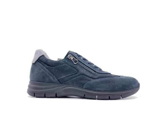 NERO GIARDINI Sneakers uomo I202501U Navy antracite in Sneaker casual Calzature Durello - Agna, commercioVirtuoso.it