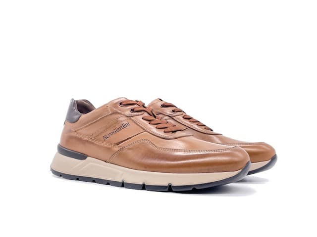 NERO GIARDINI Sneakers Uomo Cuoio Caff - 6
