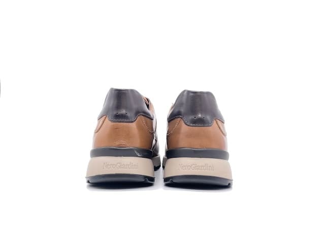 NERO GIARDINI Sneakers Uomo Cuoio Caff in Sneaker casual Calzature Durello - Agna, commercioVirtuoso.it