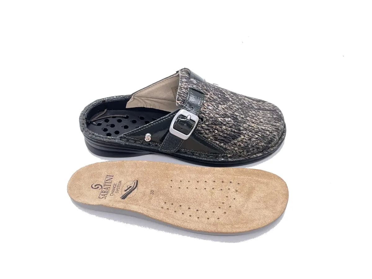 SABATINI Ciabatte donna New Orleans Naplack Militare in Sandali moda Calzature Durello - Agna, commercioVirtuoso.it