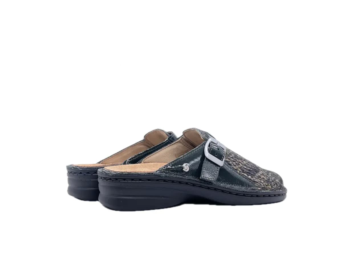 SABATINI Ciabatte donna New Orleans Naplack Militare in Sandali moda Calzature Durello - Agna, commercioVirtuoso.it