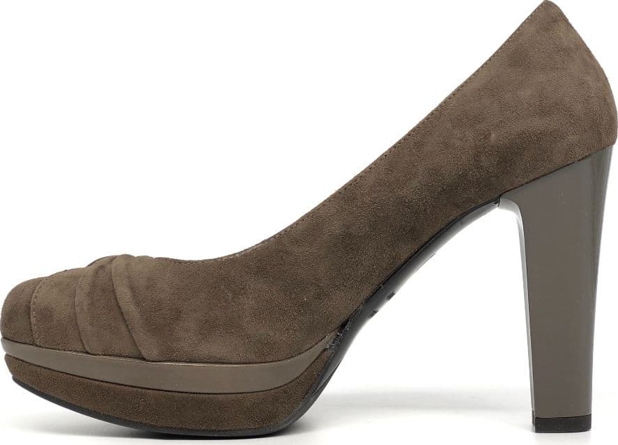 NERO GIARDINI Décolleté suede tortora donna Reflex deserto in Scarpe col tacco Calzature Durello - Agna, commercioVirtuoso.it