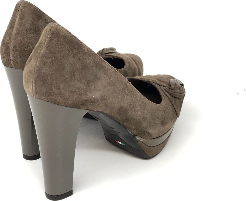 NERO GIARDINI Décolleté suede tortora donna Reflex deserto in Scarpe col tacco Calzature Durello - Agna, commercioVirtuoso.it