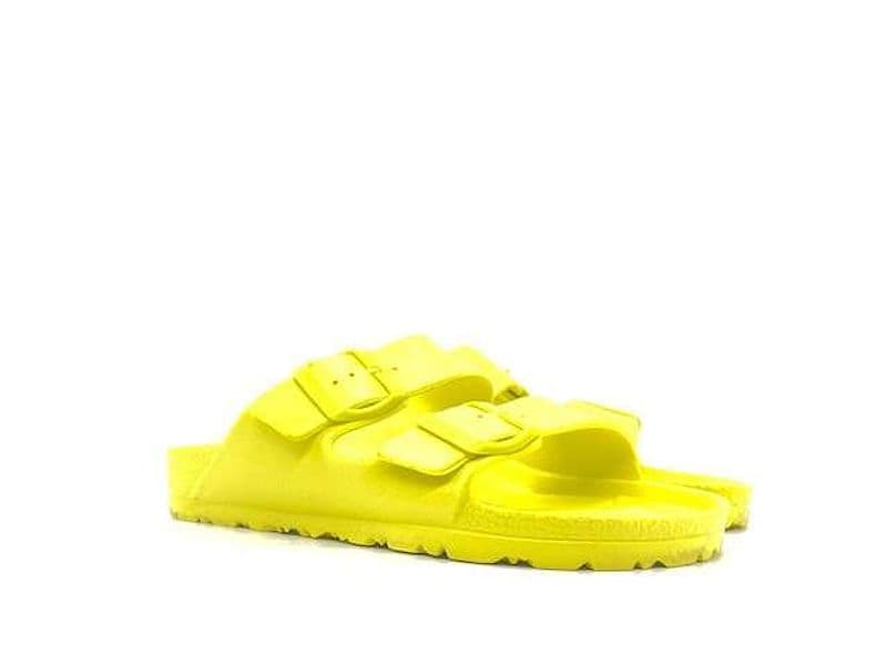 NATURAL WORLS Ciabatta Due Fibbie Gomma Giallo in Sandali moda Calzature Durello - Agna, commercioVirtuoso.it