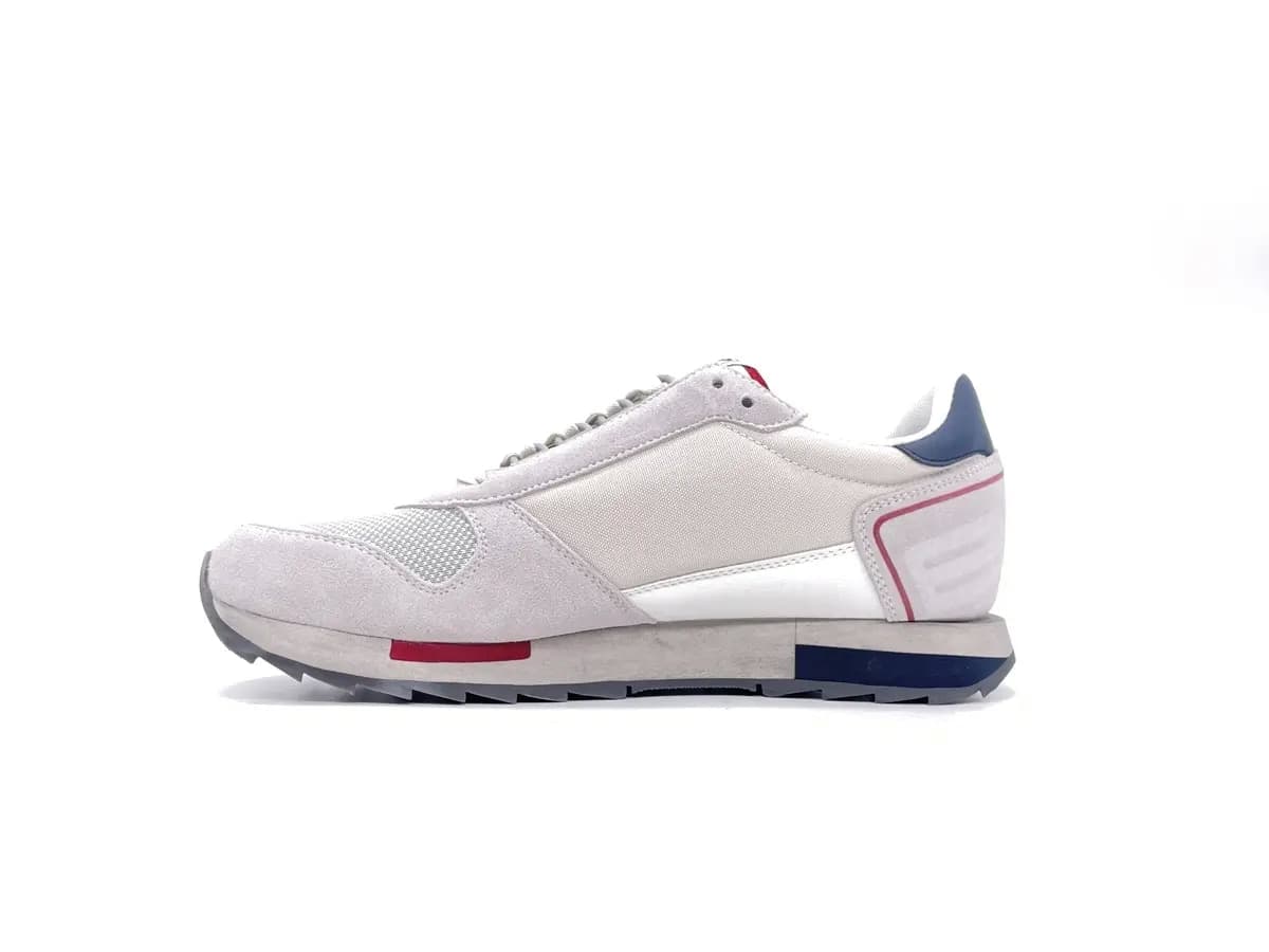 NAPAPIJRI Sneakers Uomo White Navy Red in Sneaker casual Calzature Durello - Agna, commercioVirtuoso.it