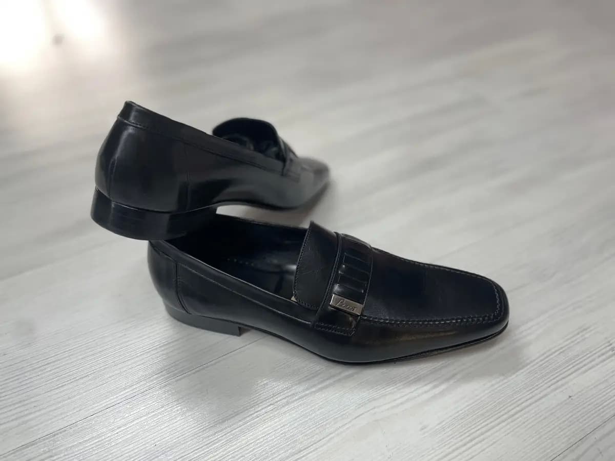 PEREZ Mocassino nero in pelle da uomo in Loafer e mocassini Calzature Durello - Agna, commercioVirtuoso.it