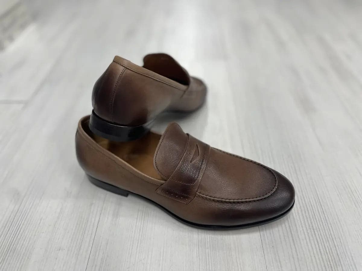 ROSSI Mocassino uomo fondo cuoio dixan marrone Chestnut 264 in Loafer e mocassini Calzature Durello - Agna, commercioVirtuoso.it