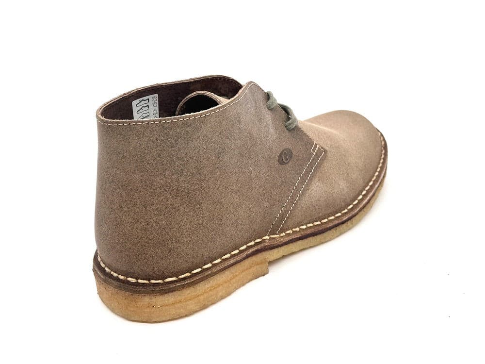 Polacchini uomo pelle beige scuro fondo para stile chukka in Stivali Calzature Durello - Agna, commercioVirtuoso.it