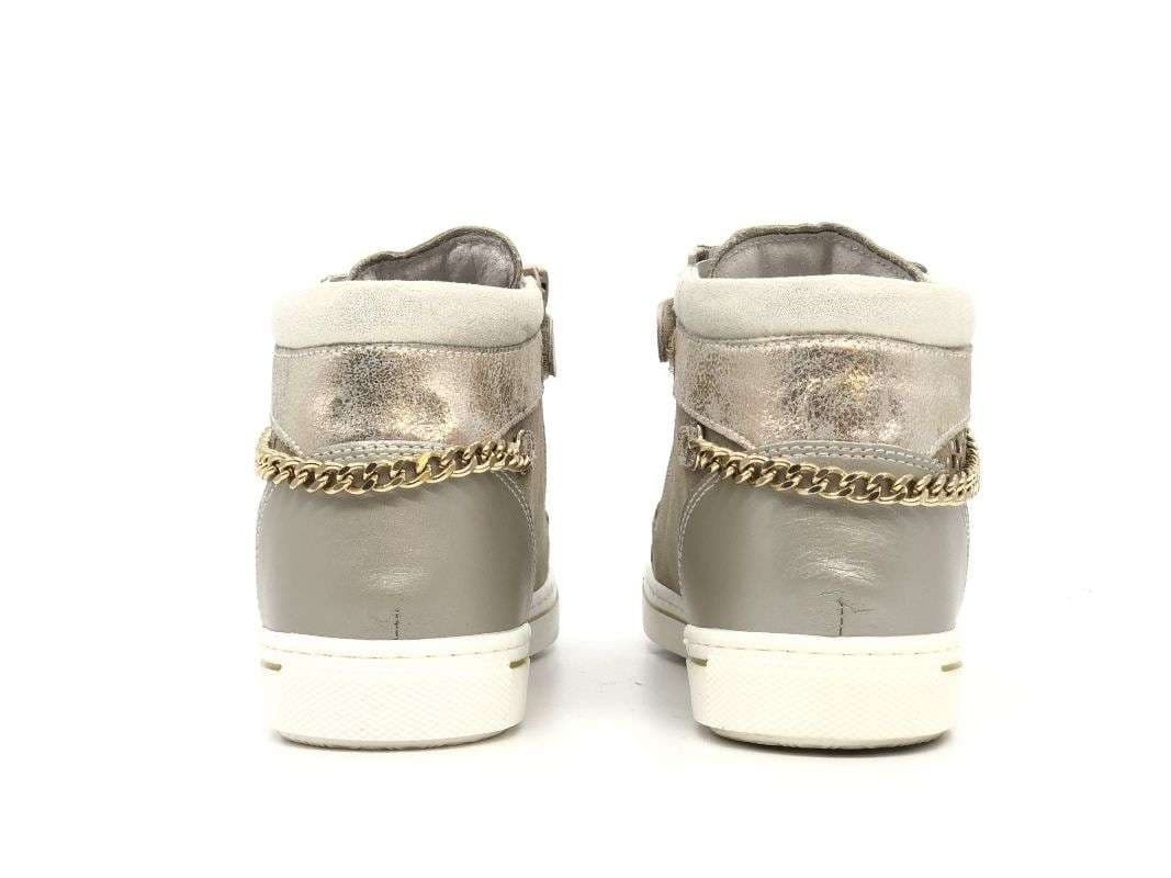 NERO GIARDINI Sneakers alta bambina Luxury Platino Savana in Sneaker casual Calzature Durello - Agna, commercioVirtuoso.it