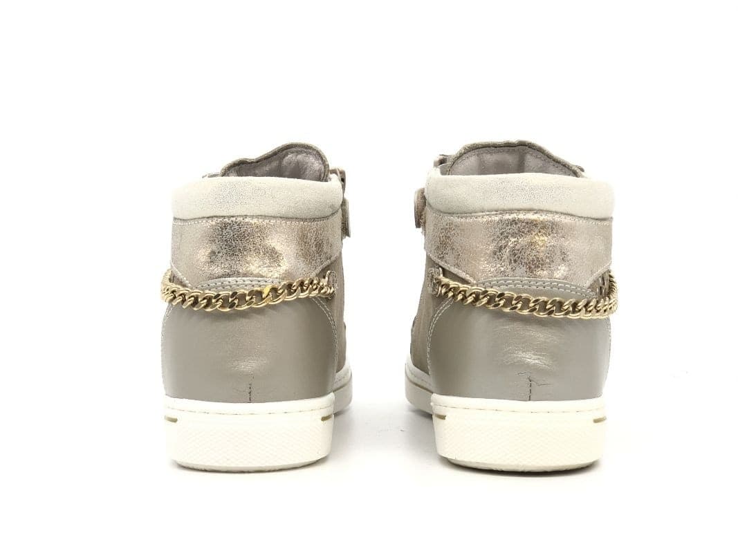 NERO GIARDINI Sneakers alta bambina Luxury Platino Savana in Sneaker casual Calzature Durello - Agna, commercioVirtuoso.it