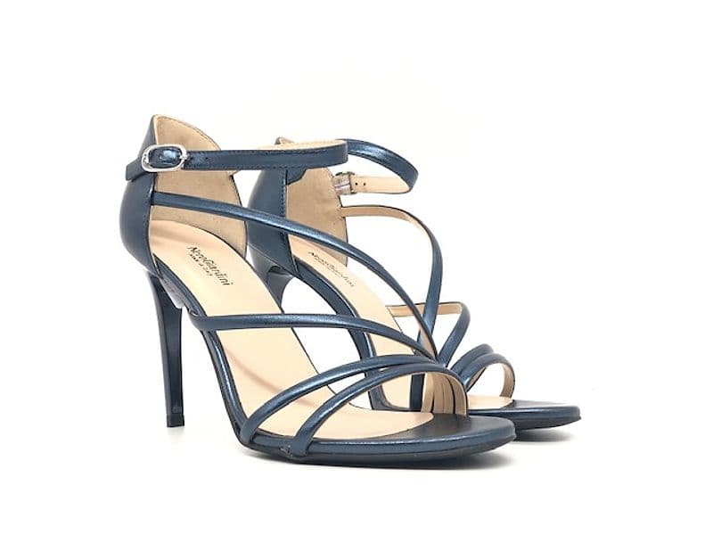 NERO GIARDINI Sandali donna E218401DE Laminato oceano - 6
