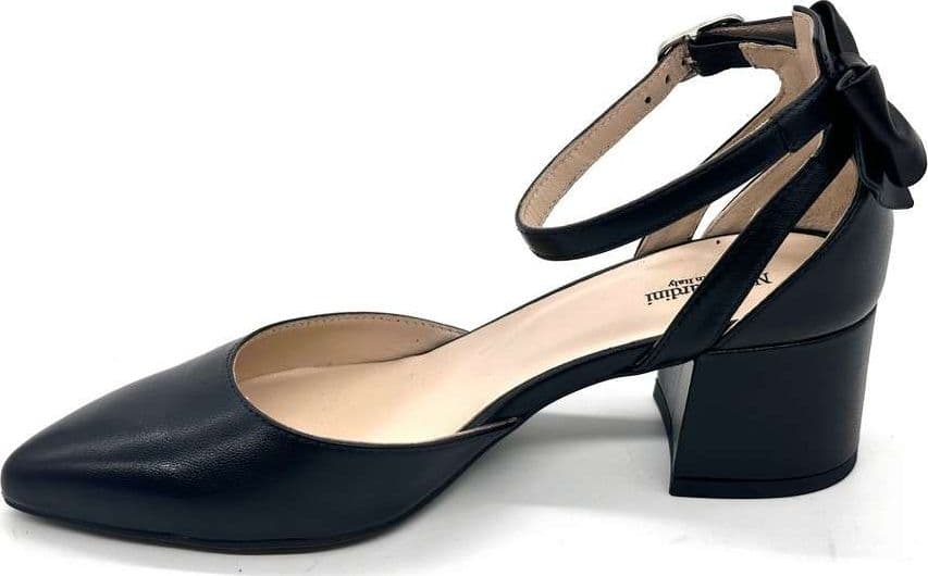 NERO GIARDINI Décolleté donna con cinturino in pelle nappa Nera in Scarpe col tacco Calzature Durello - Agna, commercioVirtuoso.it