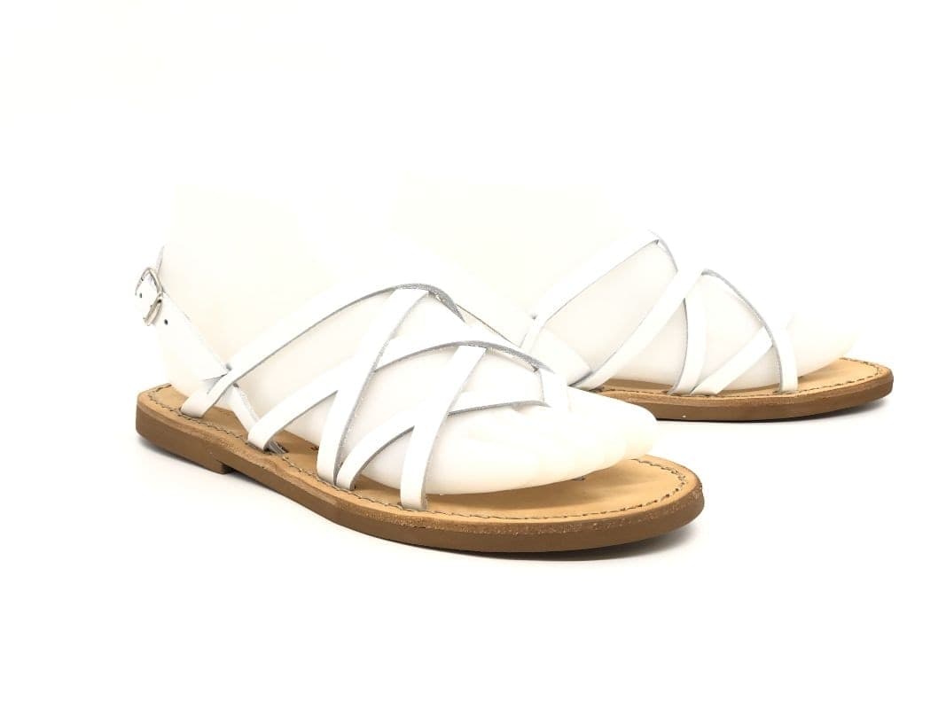 NEAR Sandalo donna basso Georgia Bianco in Sandali moda Calzature Durello - Agna, commercioVirtuoso.it