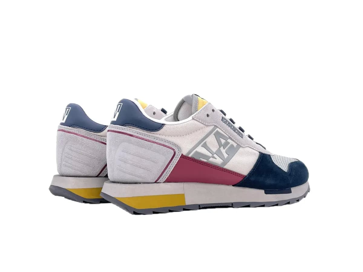 NAPAPIJRI Sneakers Uomo White Navy in Sneaker casual Calzature Durello - Agna, commercioVirtuoso.it