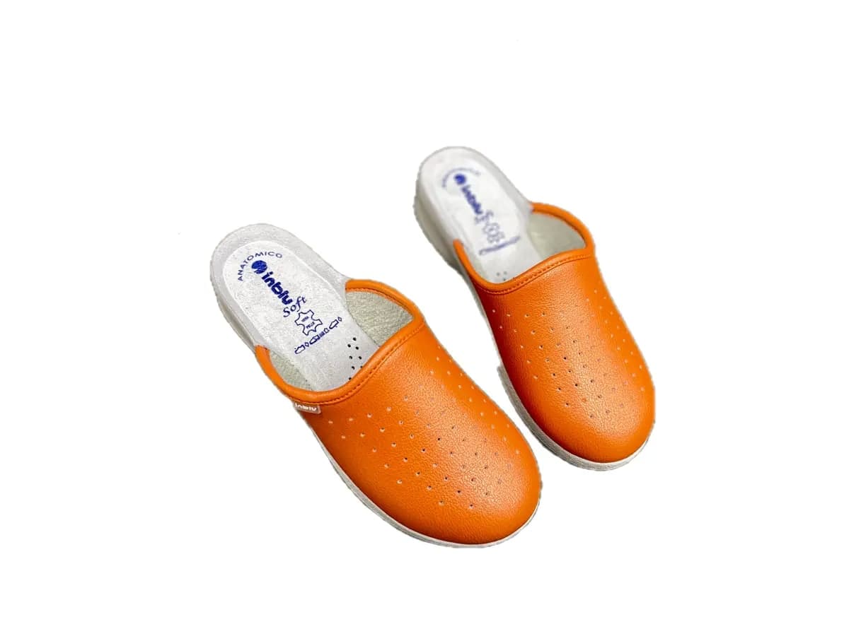 INBLU Ciabatta chiusa donna Arancio in Pantofole Calzature Durello - Agna, commercioVirtuoso.it