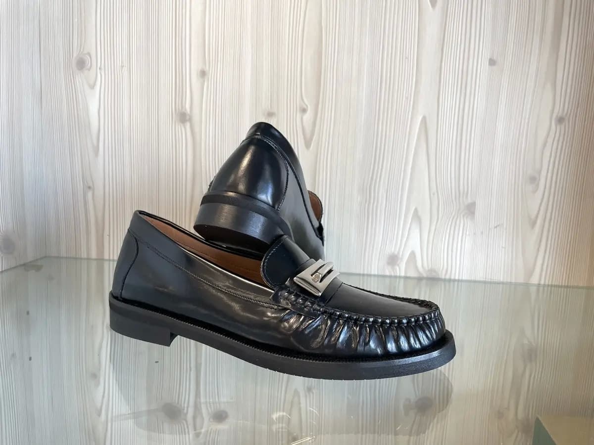 MOSAIQE Mocassino Donna In Pelle Nero in Loafer e mocassini Calzature Durello - Agna, commercioVirtuoso.it