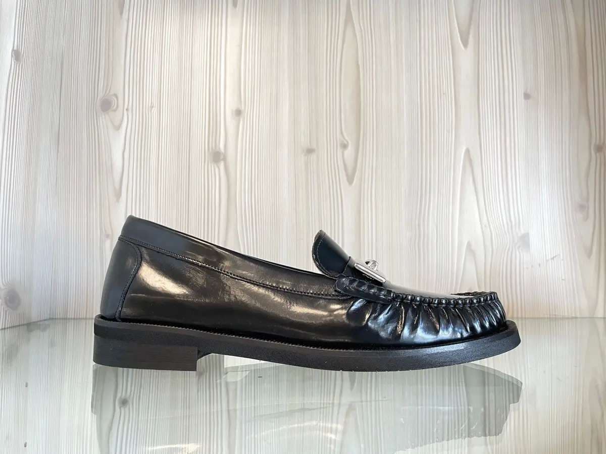 MOSAIQE Mocassino Donna In Pelle Nero in Loafer e mocassini Calzature Durello - Agna, commercioVirtuoso.it