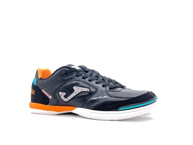JOMA TOP FLEX 2301 scarpa da calcetto indoor nera e arancione - 6