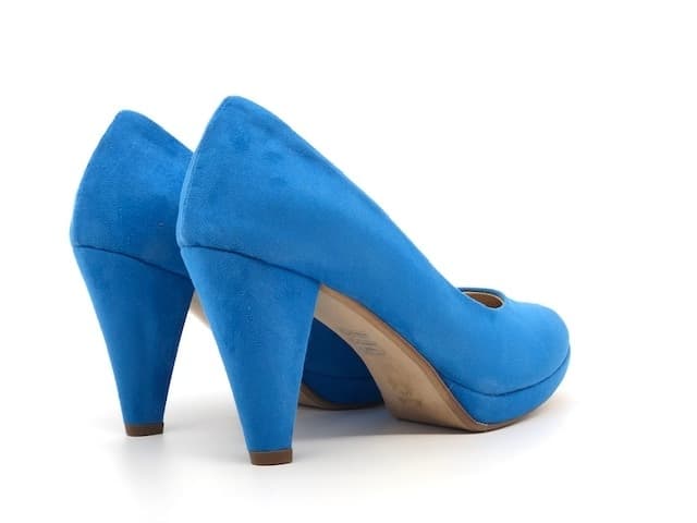 MODERNISSIMA Décolleté scamosciato azzurro in Scarpe col tacco Calzature Durello - Agna, commercioVirtuoso.it