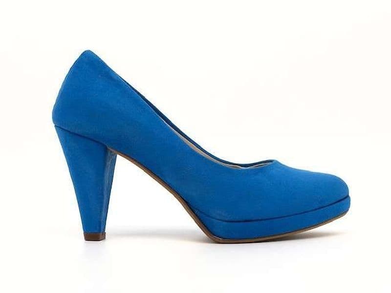MODERNISSIMA Décolleté scamosciato azzurro - 4