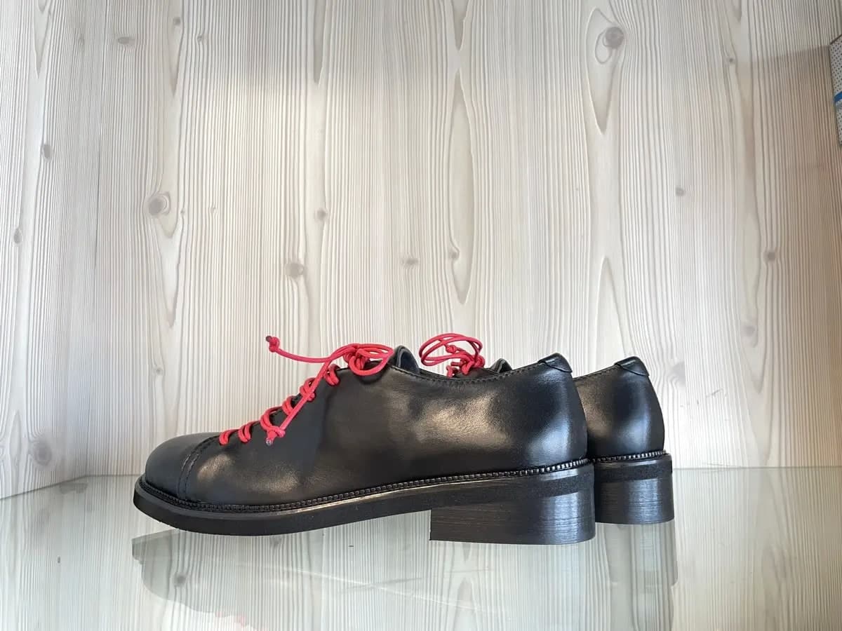 MOSAIQE Scarpe Eleganti Donna Nere in Pelle in Oxford e Derby Calzature Durello - Agna, commercioVirtuoso.it