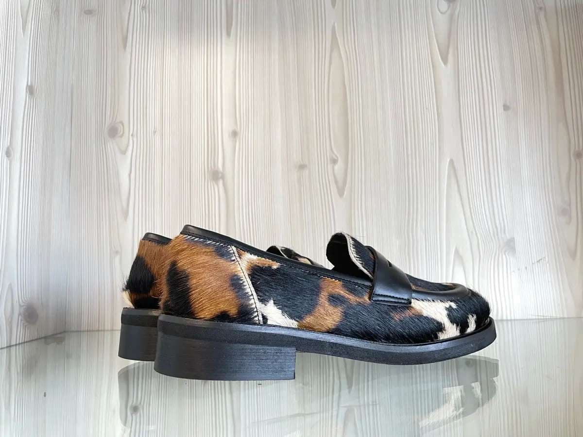 MOSAIQE Mocassino Donna in Pelle Tricolore Mucca in Loafer e mocassini Calzature Durello - Agna, commercioVirtuoso.it